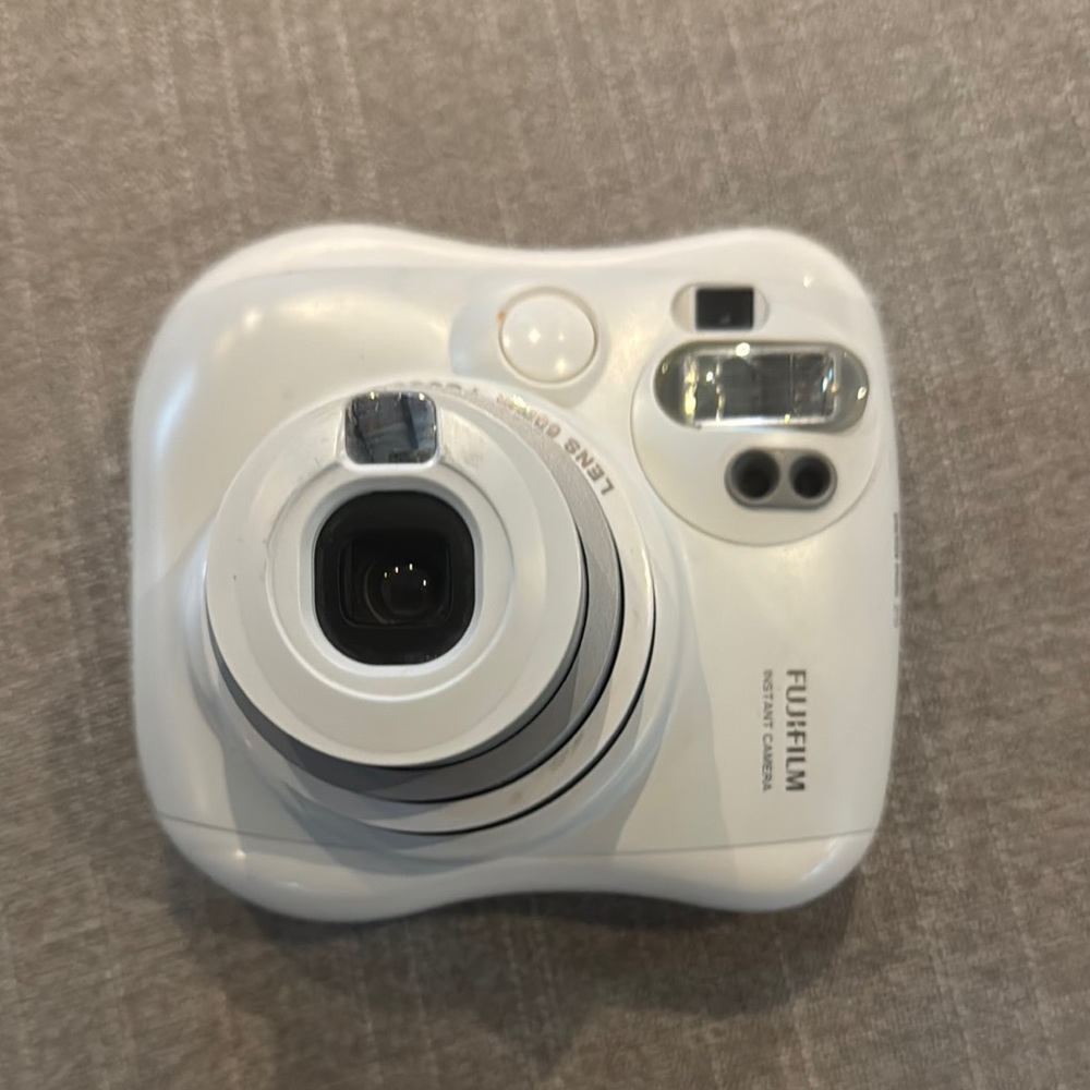 Fujifilm White Instax Mini Instant Film Camera